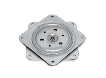 Emuca Base giratoria Giro 4, 100 Kg, Cincado, Acero