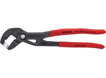 Alicate abrazadera clic de manguera 180mm m/plas 85 51 180 c