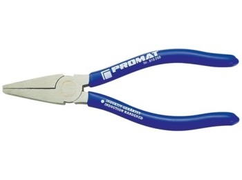 Alicate b/plana recta corta 160mm m/plast format