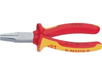 Alicate b/plana recta corta ancha 160mm cro vde m/bim format