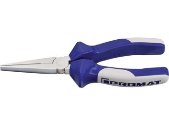 Alicate b/plana recta larga 160mm cromado m/bim promat