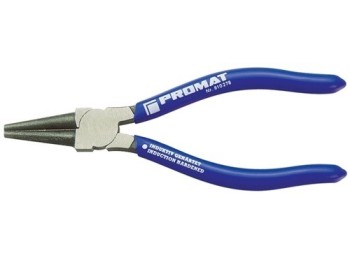 Alicate b/redonda corta 140mm m/plast promat