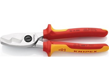 Alicate cortacable 200mm crom 2filos max 20mm m/bim 9516200