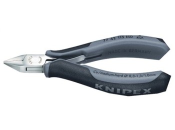 Alicate corte diag 115mm electr b/pun max 1,3 77 42 115 esd