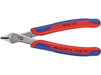 Alicate corte diag 125mm electr inox b/60º super-kni 7823125