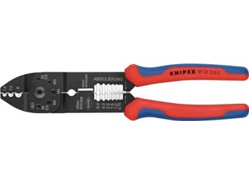 Alicate engaste 230mm 0,5-6(awg 20-10)mm² 97 21 215c knipex