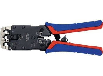 Alicate engaste terminales western 200mm 97 51 12 knipex