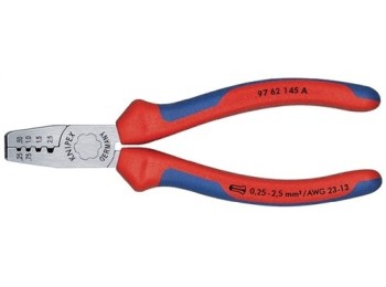 Alicate entallar punteras 145mm 0,25-2,5mm² m/pla 97 62 145a