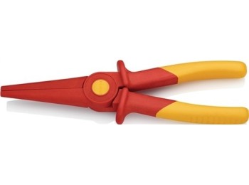 Alicate plastico b/ plana semiredonda 220mm vde 98 62 02