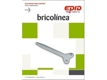 Corchete cortina cinc epid 36 pz