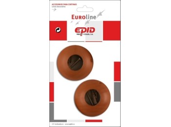 Soporte barra cort 29x30mm lateral mad avell. epid 2 pz