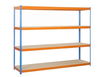 Simonforte 2409-4 Chipboard Azul/naranja/madera 2000x2400x900