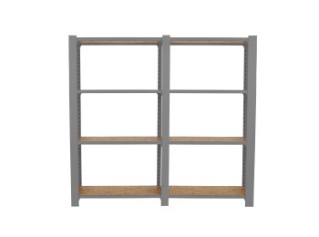 Officlick 4/300 Wood 1600 Gris/osb + Tapas 1500 1500x1600x300