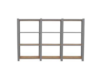 Officlick 4/300 Wood 2400 Gris/osb + Tapas 1500 1500x2400x300